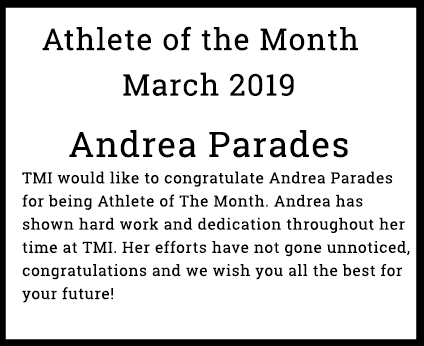 Athlete of The Month – Andrea Parades