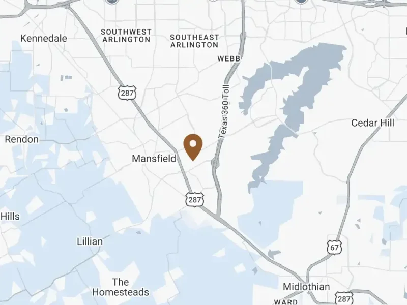 Mansfield, TX TMI Google Map