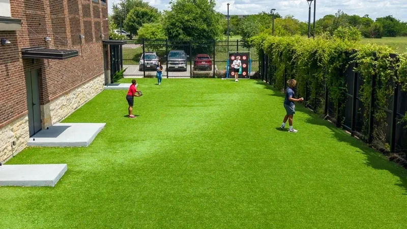 TMI training outdoor turf baseball performance area